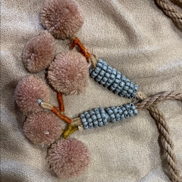 Free People Embroidered and Embellised Fairycore Crochet Sleeveless Top deep V - Picture 5 of 6